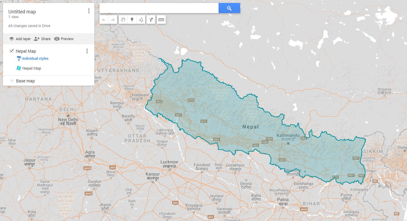 How to make new Nepal Map overlay in Google map using QGis - Code For ...